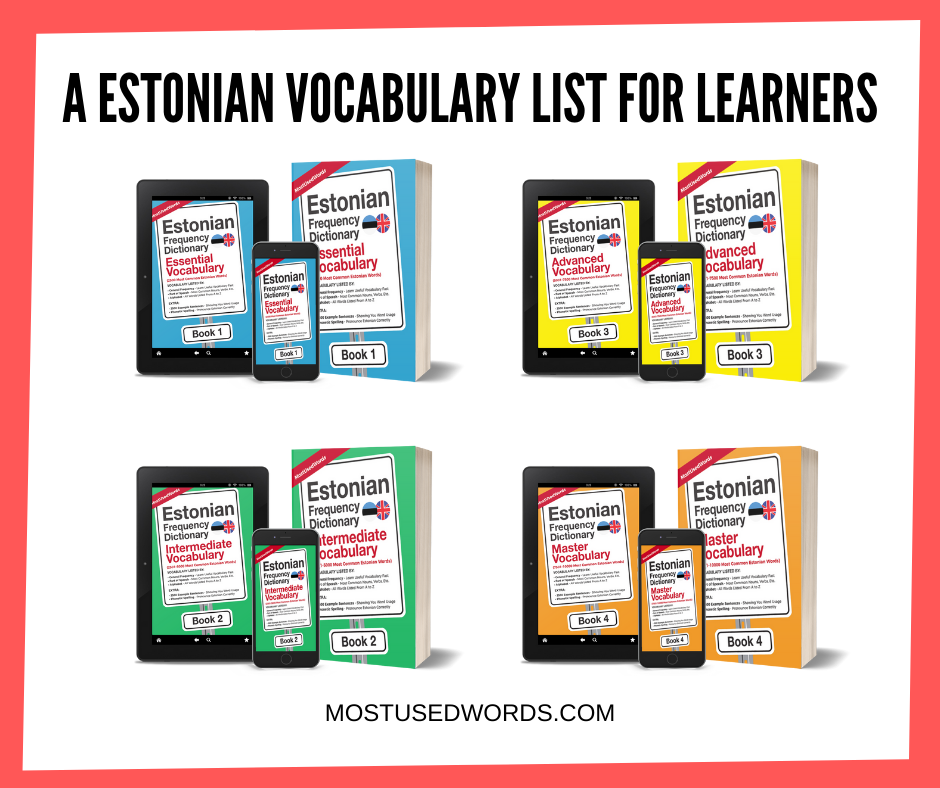 A Estonian Vocabulary List For Learners