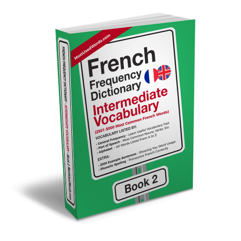French Frequency Dictionary 2 - Intermediate Vocabulary - Frequency Dictionary - MostUsedWords