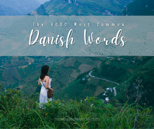 The 3000 Most Common Danish Words