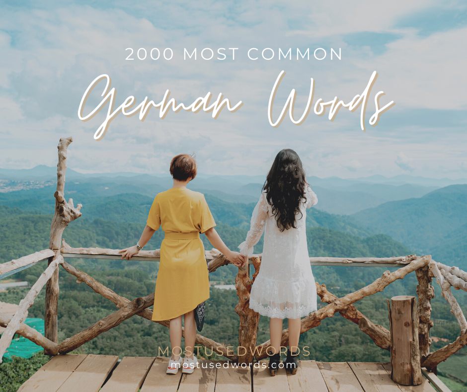 2000 Most Common German Words PDF – MostUsedWords