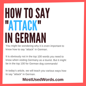 How Do You Say Attack in German? Let's Tackle the German Language!