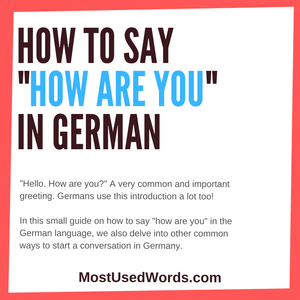 "How Are You?" in German – An Introduction to Small Talk in Germany