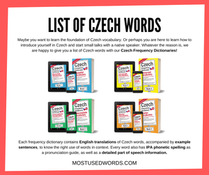 List of Czech Words