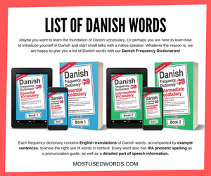 List of Danish Words