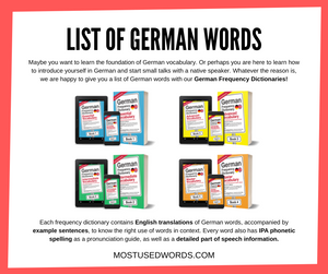 List of German Words