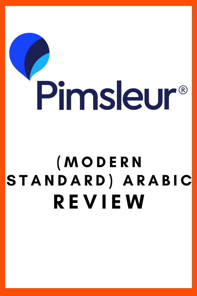 Pimsleur (Modern Standard) Review