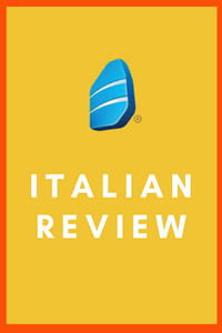 Rosetta Stone Italian Review