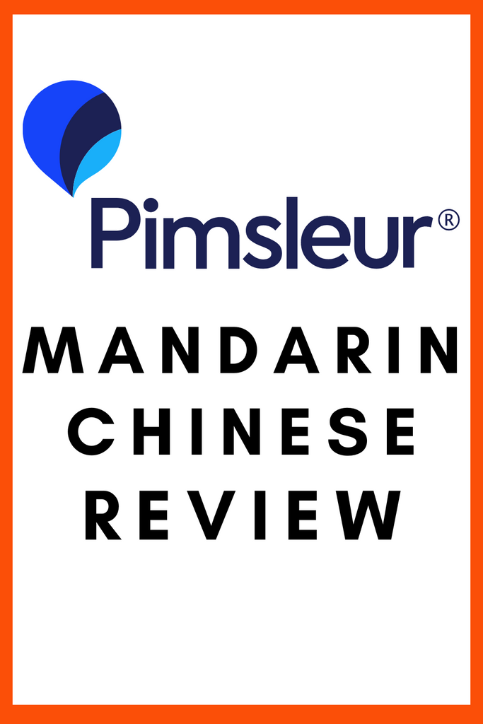 Pimsleur Mandarin Chinese Review