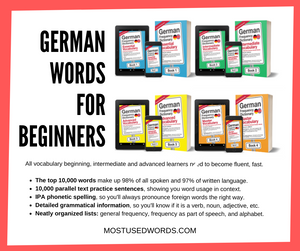 German Words For Beginners