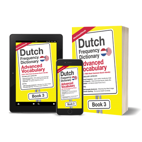 Dutch Frequency Dictionary 3 - Advanced Vocabulary