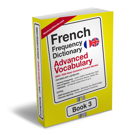 French Frequency Dictionary 3 - Advanced Vocabulary - Frequency Dictionary - MostUsedWords