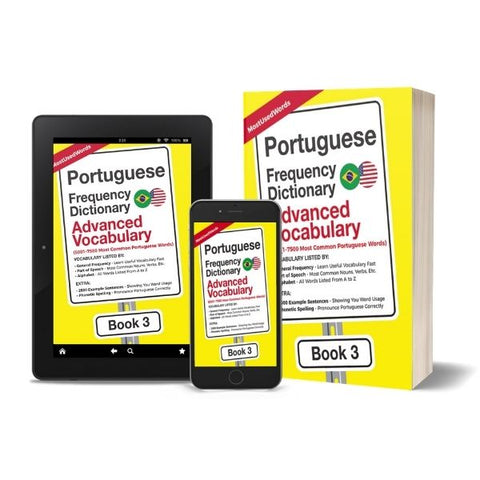 Portuguese Frequency Dictionary 3 - Advanced Vocabulary