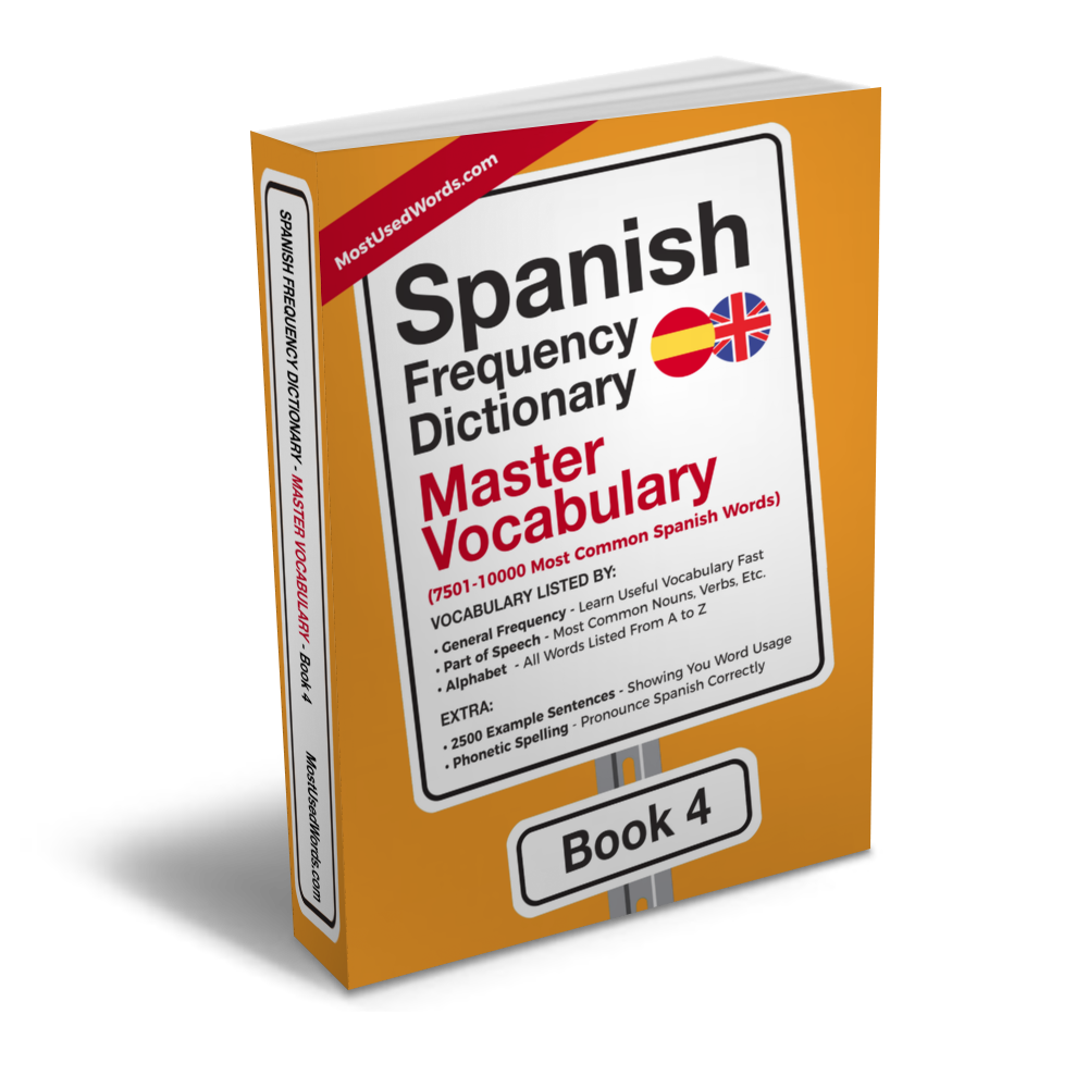 Vocabulary　Spanish　Learn　Very　to　Advanced　Spanish　–　MostUsedWords　Fluent　Fluently